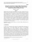 Research paper thumbnail of Testing the Consciousness Causes Collapse Interpretation of Quantum Mechanics Using Subliminal Primes Derived from Random Fluctuations in Radioactive Decay