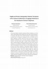 Research paper thumbnail of English and Persian Undergraduate Students’ Perceptions of the Construct-(ir)Relevance of Language Proficiency in the Assessment of Literary Competence