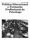 Research paper thumbnail of Política educacional e formação profissional do psicólogo