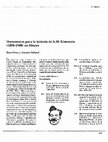 Research paper thumbnail of Documentos para la historia de S.M. Eisenstein (1898-1948) en México