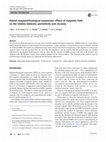 Research paper thumbnail of Hybrid magnetorheological suspension: effects of magnetic field on the relative dielectric permittivity and viscosity