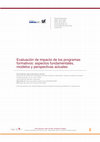 Research paper thumbnail of Evaluación de impacto de los programas formativos: aspectos fundamentales, modelos y perspectivas actuales