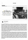 Research paper thumbnail of La Haya 1948 en El País 11 mayo