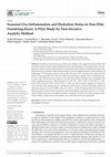 Research paper thumbnail of Seasonal Oxy-Inflammation and Hydration Status in Non-Elite Freeskiing Racer: A Pilot Study by Non-Invasive Analytic Method