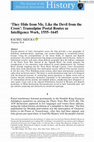 Research paper thumbnail of 'They Hide from Me, Like the Devil from the Cross': Transalpine Postal Routes as Intelligence Work, 1555-1645