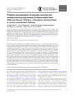 Research paper thumbnail of Predation and parasitism of naturally occurring and sentinel stink bug egg masses of Halyomorpha halys (Stål) and Nezara viridula (L.) (Hemiptera: Pentatomidae) in various southeastern habitats