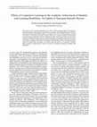 Research paper thumbnail of Effects of Cooperative Learning on the Academic Achievement of Students with Learning Disabilities: An Update of Tateyama-Sniezek's Review