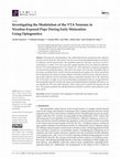 Research paper thumbnail of Investigating the Modulation of the VTA Neurons in Nicotine-Exposed Pups during Early Maturation Using Optogenetics