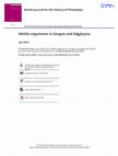 Research paper thumbnail of Nihilist arguments in Gorgias and Nāgārjuna (Open Access): see link below.