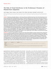 Research paper thumbnail of The Role of Clonal Interference in the Evolutionary Dynamics of Plasmid-Host Adaptation