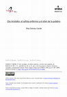 Research paper thumbnail of Elio Aristides: el sofista enfermo y el elixir de la palabra