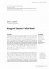 Research paper thumbnail of 'Rings of Saturn: Fellini Rosi'