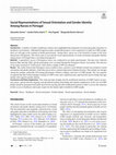 Research paper thumbnail of Social Representations of Sexual Orientation and Gender Identity Among Nurses in Portugal