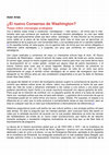 Research paper thumbnail of ¿El nuevo Consenso de Washington? Notas sobre estrategia ecologista