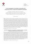 Research paper thumbnail of In vitro propagation of Diyarbakır watermelons and comparison of direct-seeded and transplanted watermelon