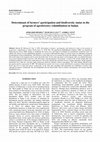 Research paper thumbnail of Determinant of farmers’ participation and biodiversity status in the program of agroforestry rehabilitation in Sudan