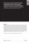 Research paper thumbnail of Voices from the last mile: The place of emotions in the social impact analysis of access to communication