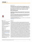 Research paper thumbnail of Development and Preclinical Application of an Immunocompetent Transplant Model of Basal Breast Cancer with Lung, Liver and Brain Metastases