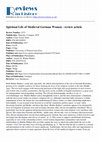 Research paper thumbnail of Spiritual Life of Medieval German Women - review article