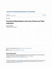 Research paper thumbnail of Promoting College Readiness and Access: Practices and Policy Implications