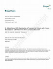 Research paper thumbnail of St. Gallen/Vienna 2023: Optimization of Treatment for Patients with Primary Breast Cancer - a Brief Summary of the Consensus Discussion