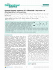 Research paper thumbnail of Diversity-oriented synthesis of 1-substituted 4-aryl-6-oxo-1,6-dihydropyridine-3-carboxamides