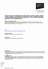 Research paper thumbnail of Vapour phase investigation of the impact of soil organic matter on the sorption and phase distribution of 20% ethanol-blended gasoline in the vadose zone