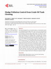 Research paper thumbnail of Sludge Pollution Control from Crude Oil Tank Cleaning