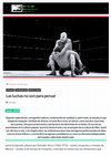 Research paper thumbnail of Las luchas no son para pensar, junio de 2023