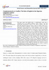 Research paper thumbnail of Complementarity or Conflict: The Role of English in the Nigerian Linguistic Context