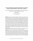 Research paper thumbnail of La teoría comunicativa de la interpretación jurídica en los sistemas jurídicos constitucionalizados. Críticas teóricas y empíricas