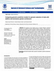 Research paper thumbnail of Comparing genomic prediction models for genomic selection of traits with additive and dominance genetic architecture