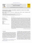 Research paper thumbnail of Synergy between tungsten and palladium supported on titania for the catalytic total oxidation of propane