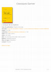 Research paper thumbnail of À quoi sert une édition critique ?. Lire les textes de la littérature romane médiévale - L’analyse de la tradition