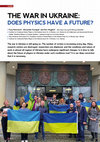 Research paper thumbnail of The war in Ukraine: Does physics have a future?