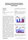 Research paper thumbnail of Molecular Junctions between Graphene Nanoplatelets to Enhance Heat Transfer in Nanomaterials