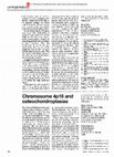 Research paper thumbnail of Chromosome 4p16 and osteochondroplasias