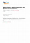 Research paper thumbnail of Photoelectric Effect to Photowaves Phenomena ---New Photoelectric Effect to Photowaves Phenomena ---New Phenomena Requiring Interpretation Phenomena Requiring Interpretation