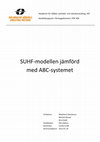 Research paper thumbnail of SUHF-modellen jämförd med ABC-systemet