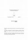 Research paper thumbnail of Conditional Persistence and Accounting Anomalies