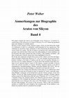 Research paper thumbnail of Anmerkungen zur Biographie des Aratos von Sikyon IIII