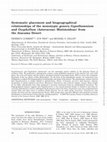 Research paper thumbnail of Systematic placement and biogeographical relationships of the monotypic generaGypothamniumandOxyphyllum(Asteraceae: Mutisioideae) from the Atacama Desert