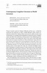 Research paper thumbnail of Contemporary Congolese Literature as World Literature