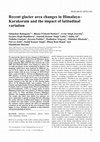 Research paper thumbnail of Recent glacier area changes in Himalaya–Karakoram and the impact of latitudinal variation