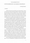 Research paper thumbnail of CONVÍVIO DEMOCRÁTICO: UMA IMAGEM DA EMANCIPAÇÃO