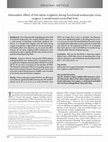 Research paper thumbnail of Hemostatic effect of hot saline irrigation during functional endoscopic sinus surgery: a randomized controlled trial