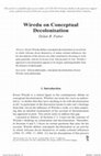 Research paper thumbnail of Wiredu on Conceptual Decolonisation