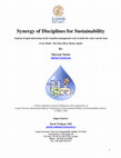 Research paper thumbnail of Synergy of Disciplines for Sustainability Analysis of agent interactions in the transition management cycle to tackle the water scarcity issue ( Case Study : The Ebro River Basin , Spain )