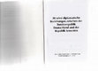 Research paper thumbnail of Der lange Weg zur parlamentarischen Anerkennung: der Völkermord an den Armeniern - Hintergründe und Zusammenhänge