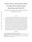 Research paper thumbnail of Dynamic-Subarray With Fixed Phase Shifters for Energy-Efficient Terahertz Hybrid Beamforming Under Partial CSI